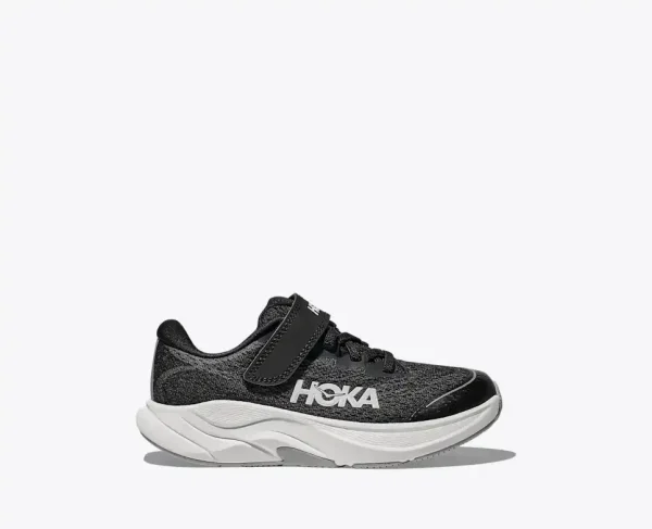 HOKA Rincon 4 Black White (Little Kids)