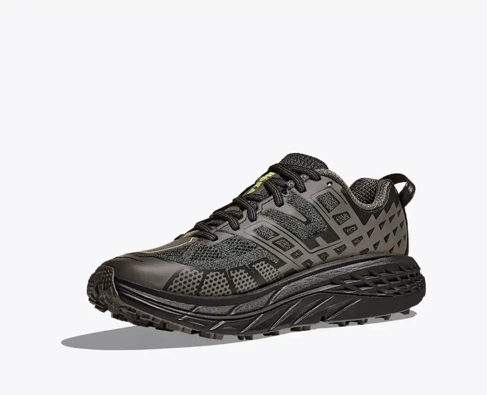 HOKA Speedgoat 2 Black Asphalt Grey