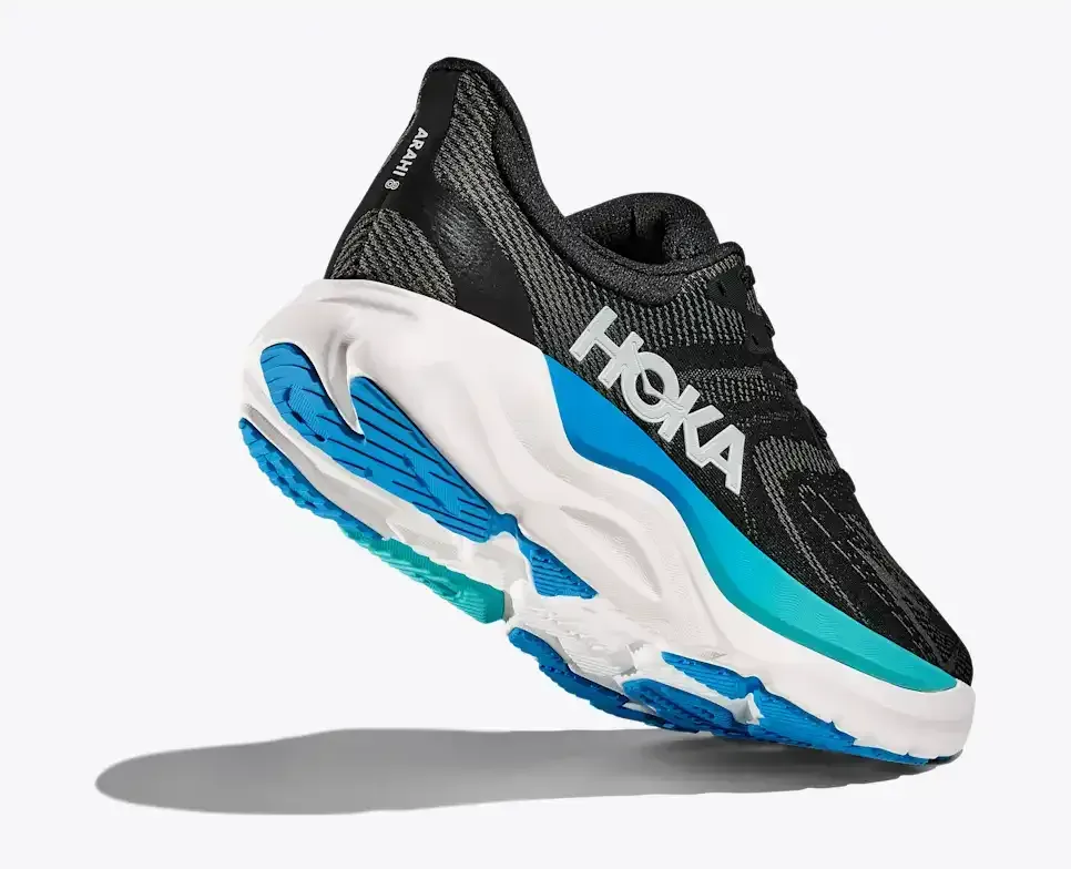 HOKA Arahi 8 Black Skyward Blue