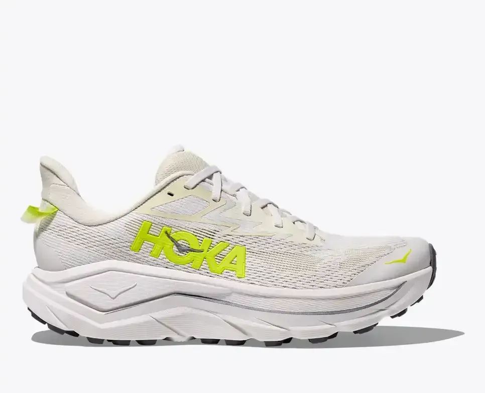 HOKA Challenger 8 White Neon Citrus