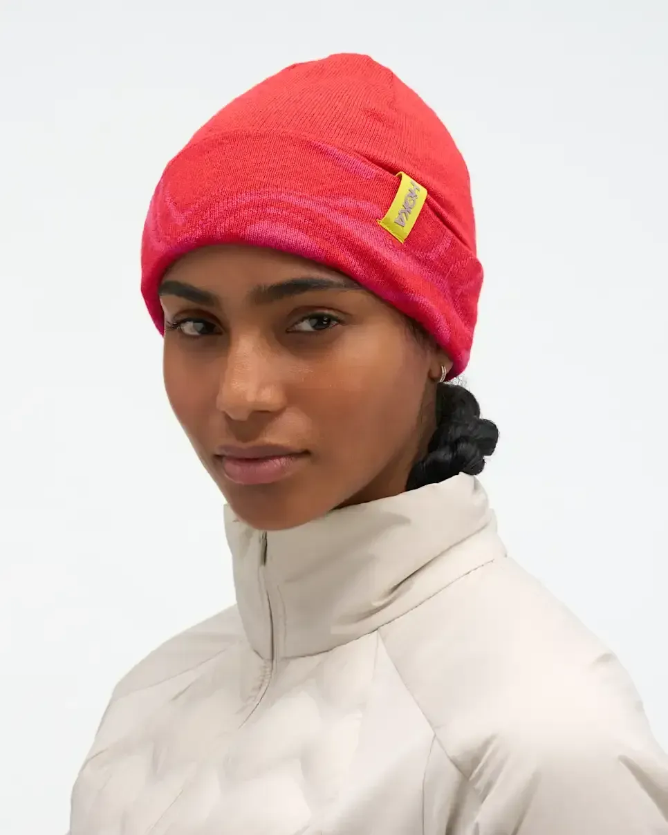 HOKA Winter Beanie Cerise
